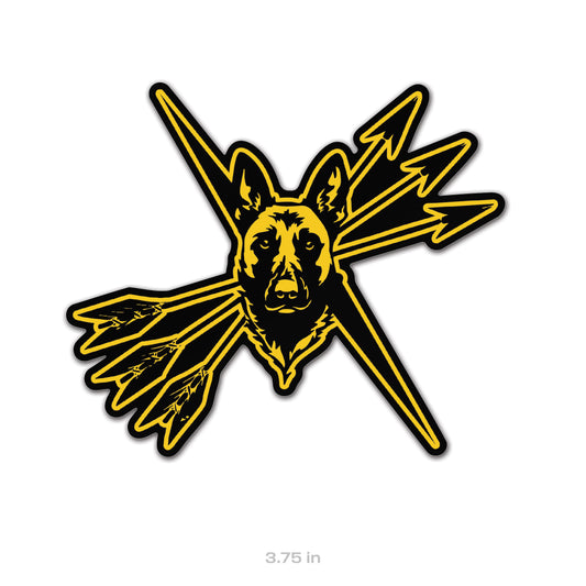 Kopfjager Color Logo Sticker